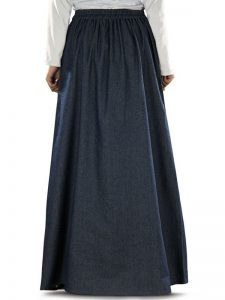 Blue Color Skirt-Denim Skirt