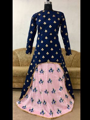 Designer Hevy Sub Silk Thread Work Bollywood Gown