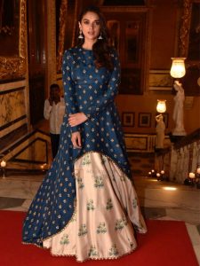 Designer Hevy Sub Silk Thread Work Bollywood Gown