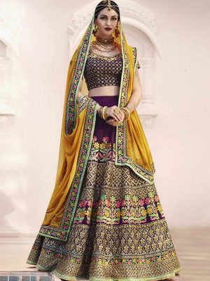 Banglori Silk Multicolor Bollywood Lehenga
