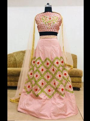 Noora Silk Pastal Colour Bollywood Lehenga