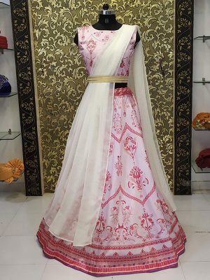 Buy New Shilpa Shetty Digital Print Celebrity Wear Lehenga Choli