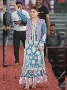 Letest Alia Bhatt Kalank Plazzo Suit Celebrity Wear Dress