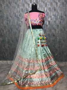Buy Satin Bangalori Silk Designer Lehenga Choli