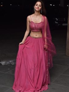 Buy online Vedika Rani Satin Designer Lehenga Choli