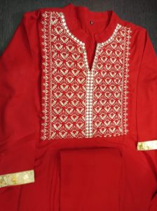 Festival Special Suits With Beautiful Gota Patti Work Kurti