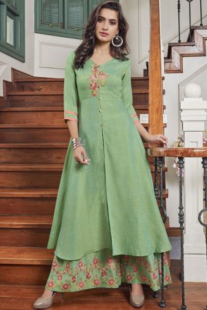 party wear kurtis with palazzo