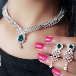 American Diamond High End Necklace Set