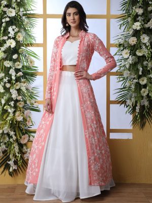 White Designer Wedding & Party Wear Lehenga Choli