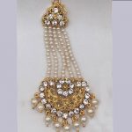 Designer Gold Colour Alloy Latest Matha Patti for women