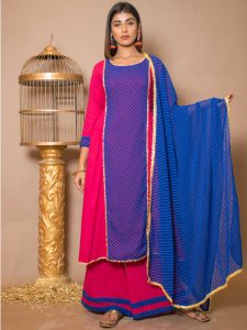 Lavanya Cotton Gota Work Pink Dresses