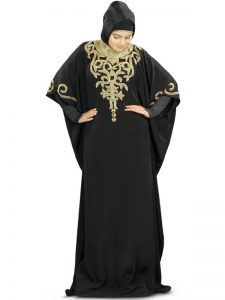 Womens Abaya Black Color Classy Nayyab