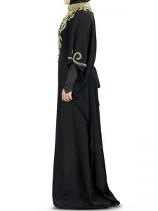 Womens Abaya Black Color Classy Nayyab