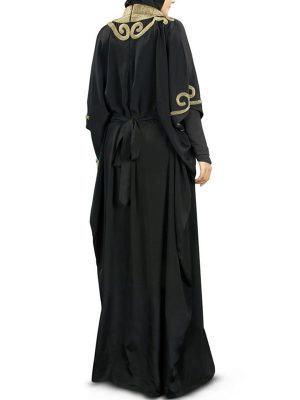 Womens Abaya Black Color Classy Nayyab