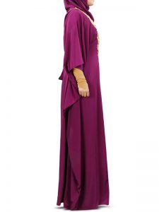 Womens Abaya Purple Color Supercool