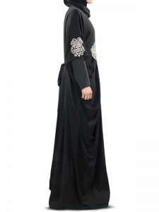 Womens Abaya Black Color Daily Wear