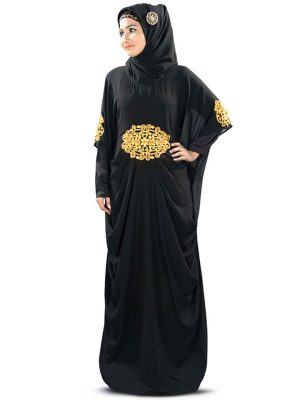 Womens Abaya Unique Black