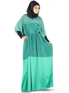 Womens Abaya Fancy Blue Color