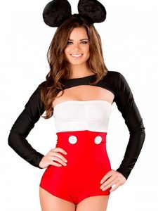 Mickey Mouse Multi Color Fancy Dress