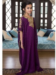 Violet Designer Kids Kaftan