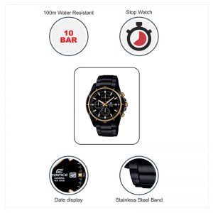 Casio Edifice EFR-526BK-1A9VUDF (EX208) Chronograph Men's Watch