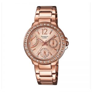 Casio Sheen SHE-3805PG-9AUDR (SX135) Rose Gold Women's Watch