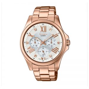 Casio Sheen SHE-3806PG-7AUDR (SH192) Rose Gold Women's Watch