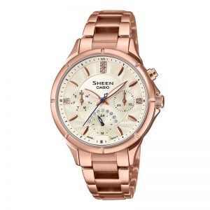 Casio Sheen SHE-3047PG-9AUDR (SX263) rose Gold Women's Watch