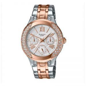 Casio Sheen SHE-3809SG-7AUDR (SX176) Rose Gold Women's Watch