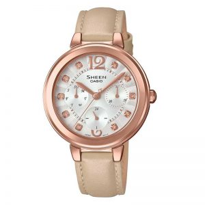 Casio Sheen SHE-3048PGL-7BUDR-SH217 Multi Dial Women's Watch