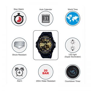 Casio G-Shock GST-210B-1A9DR (G694) G-Steel Men's Watch