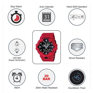 Casio G-Shock GA-700-4ADR (G716) Analog-Digital Men's Watch