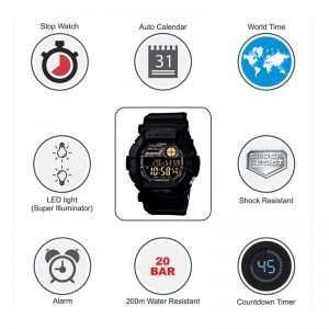 Casio G-Shock GD-350-1BDR (G441) Digital Men's Watch