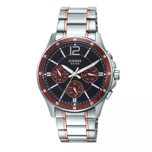 Casio Enticer Men MTP-1374HRG-5AVIF (A1650) Multi Dial Men's Watch