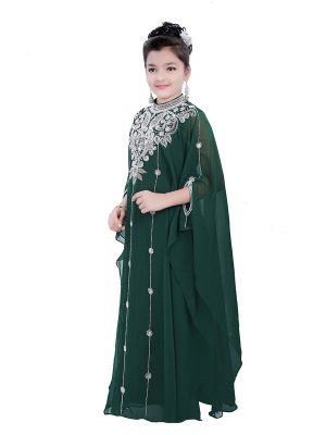 Eleagnt Modern Arabic Kaftan Dress For Women Wedding Gown