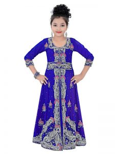 Beautiful Moroccan Islamic Wedding And Party Wear Girl's Kaftans