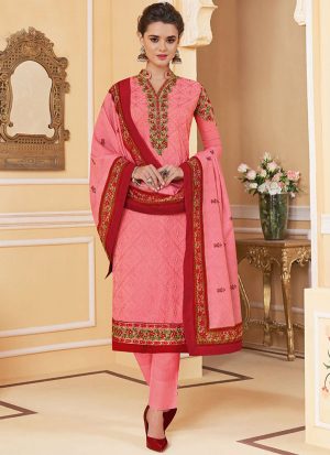 Pink Georgette Readymade Suits