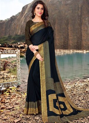 Black Jute Cotton Jute Sarees