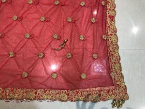 Red Heavy Embroidered Designer Traditional Bridal Lehenga Choli