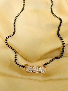 Beautiful Round American Diamond Mangalsutra