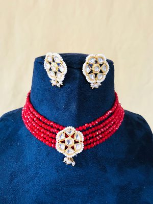 Lightweight Red Beads Necklace