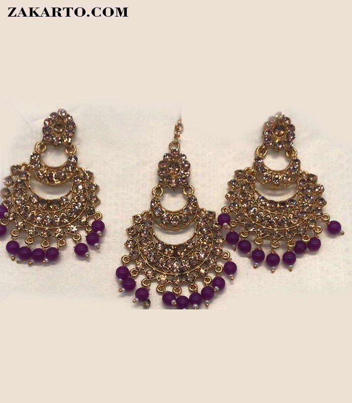 Flipkart.com - Buy Lucentarts Jewellery ER55WINE Crystal Alloy Drops &  Danglers Online at Best Prices in India