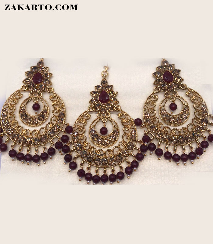 Buy online Brown Brass Jhumka Earring from fashion jewellery for Women by  Admier for ₹409 at 71% off | 2024 Limeroad.com