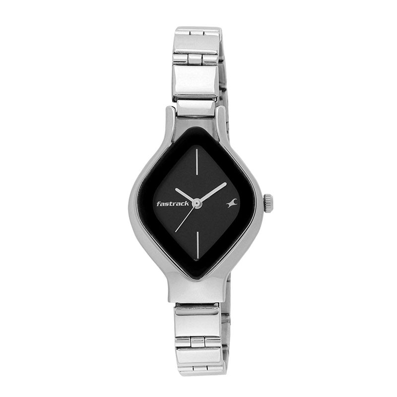 Fastrack Analog Black Dial Women S Watch Nk6109Sm02 Zakarto