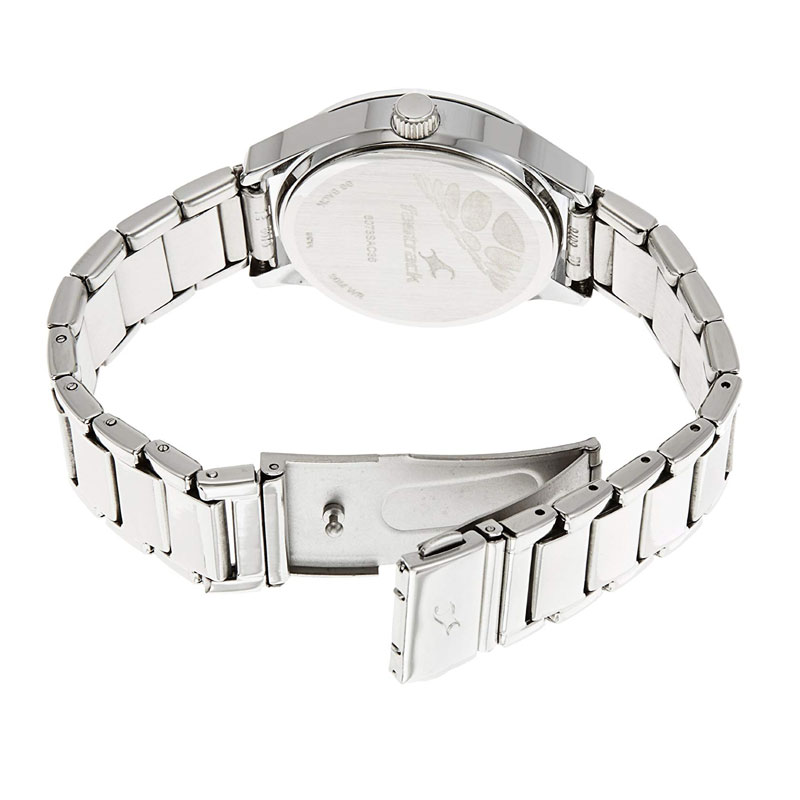 Fastrack 6078sm06 black best sale women's watch