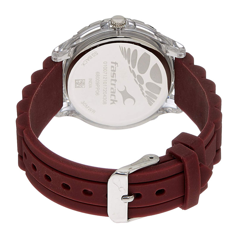 Fastrack Trendies Analog Red Dial Women S Watch 68009Pp06 Zakarto