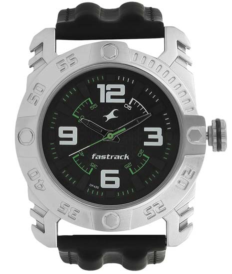 Fastrack Black Dial Analog Watch for Men 3148SL01 Zakarto