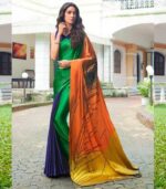 Multicolor Beautiful Look Womens Wear Saree
