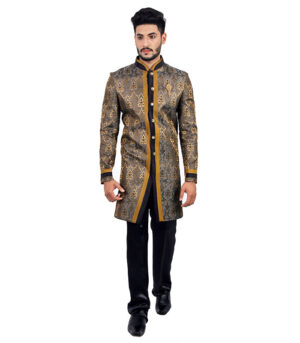 Special Tahra Zari Works Multicolor Indo Western Sherwani