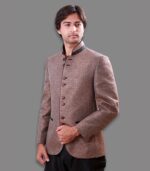 Styled In Apple Cut And Portrays Tan Designer Blazers